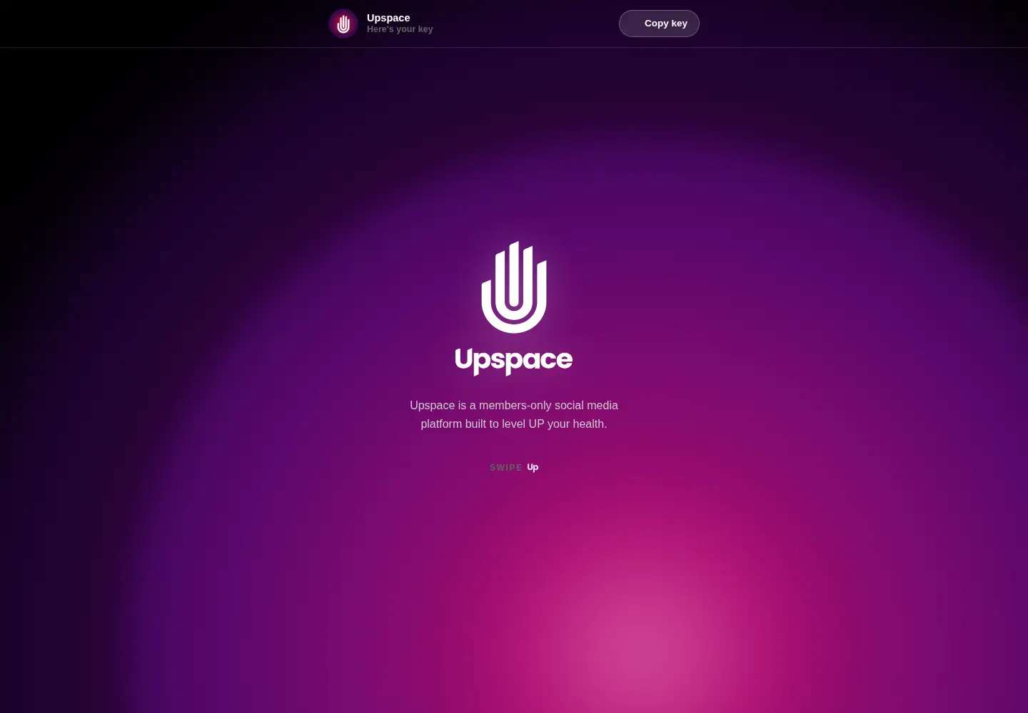 Captured homepage of getupspace.com in the current scan