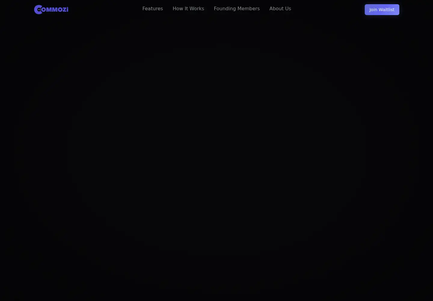 Screenshot of commozi.com