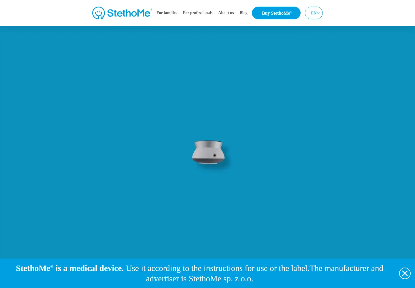 Screenshot of stethome.com