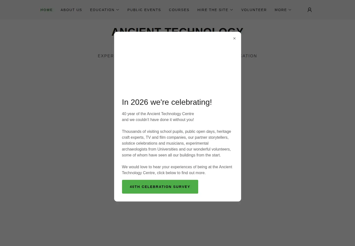 Screenshot of ancienttechnologycentre.com