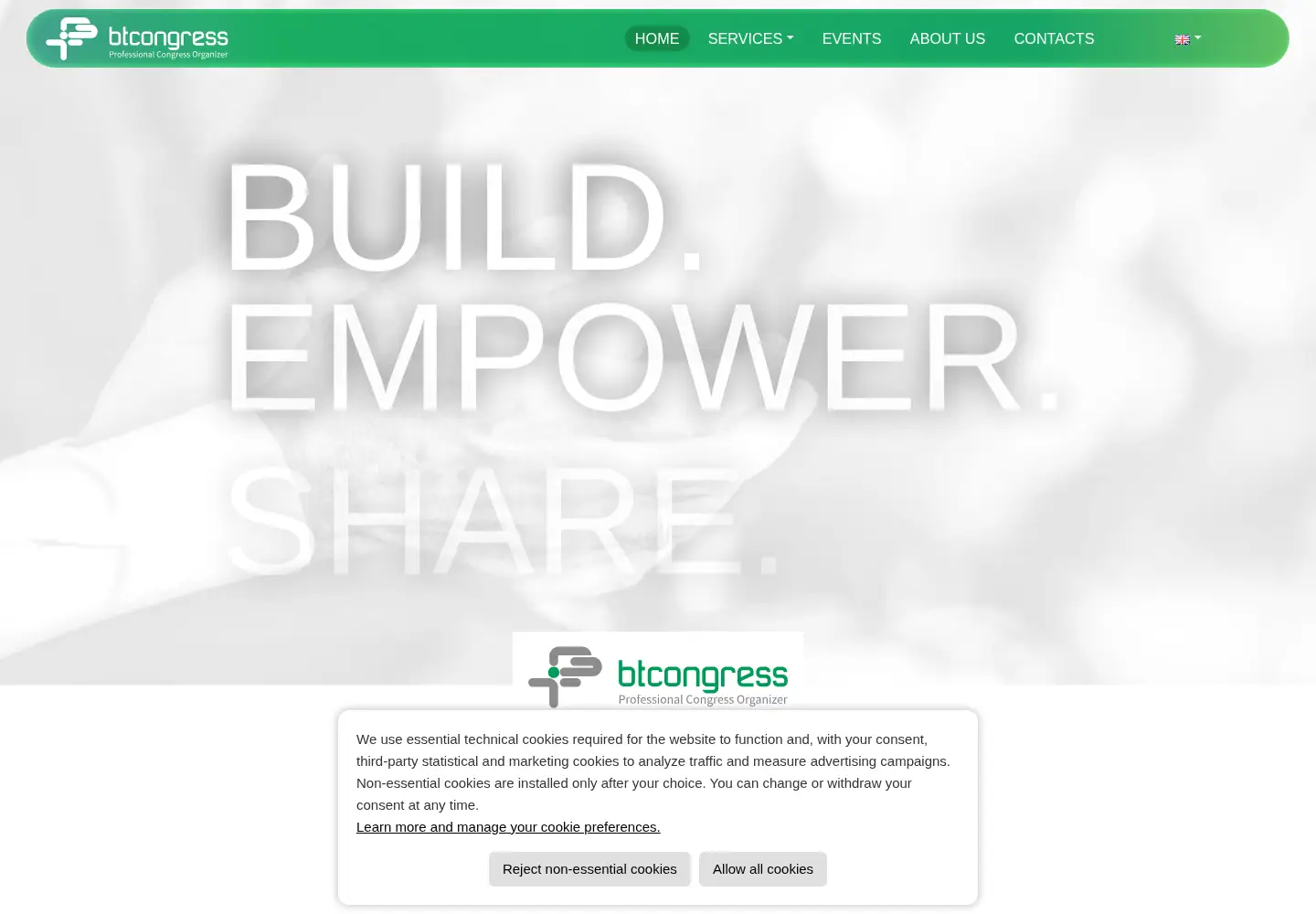 Screenshot of btcongress.com