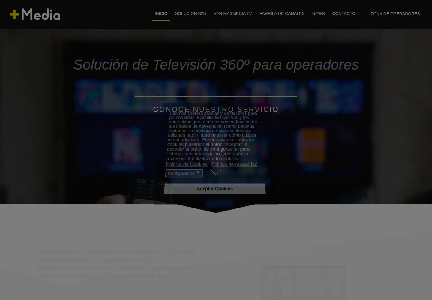 Screenshot of masmediatv.es