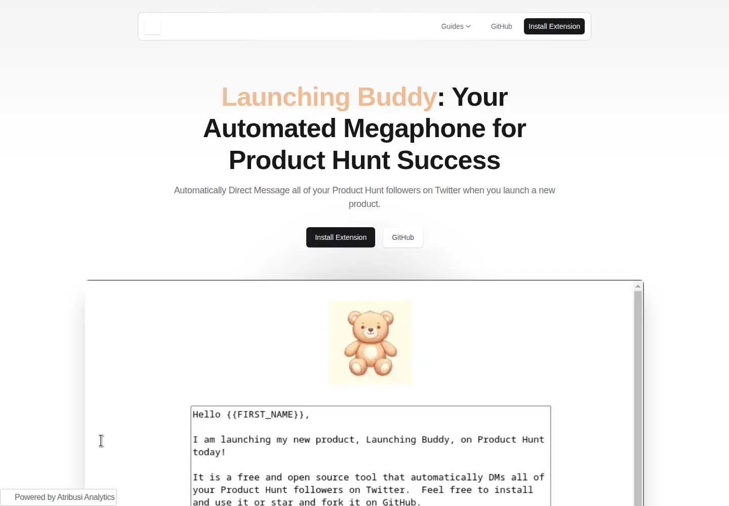 Captured homepage of launchingbuddy.com in the current scan