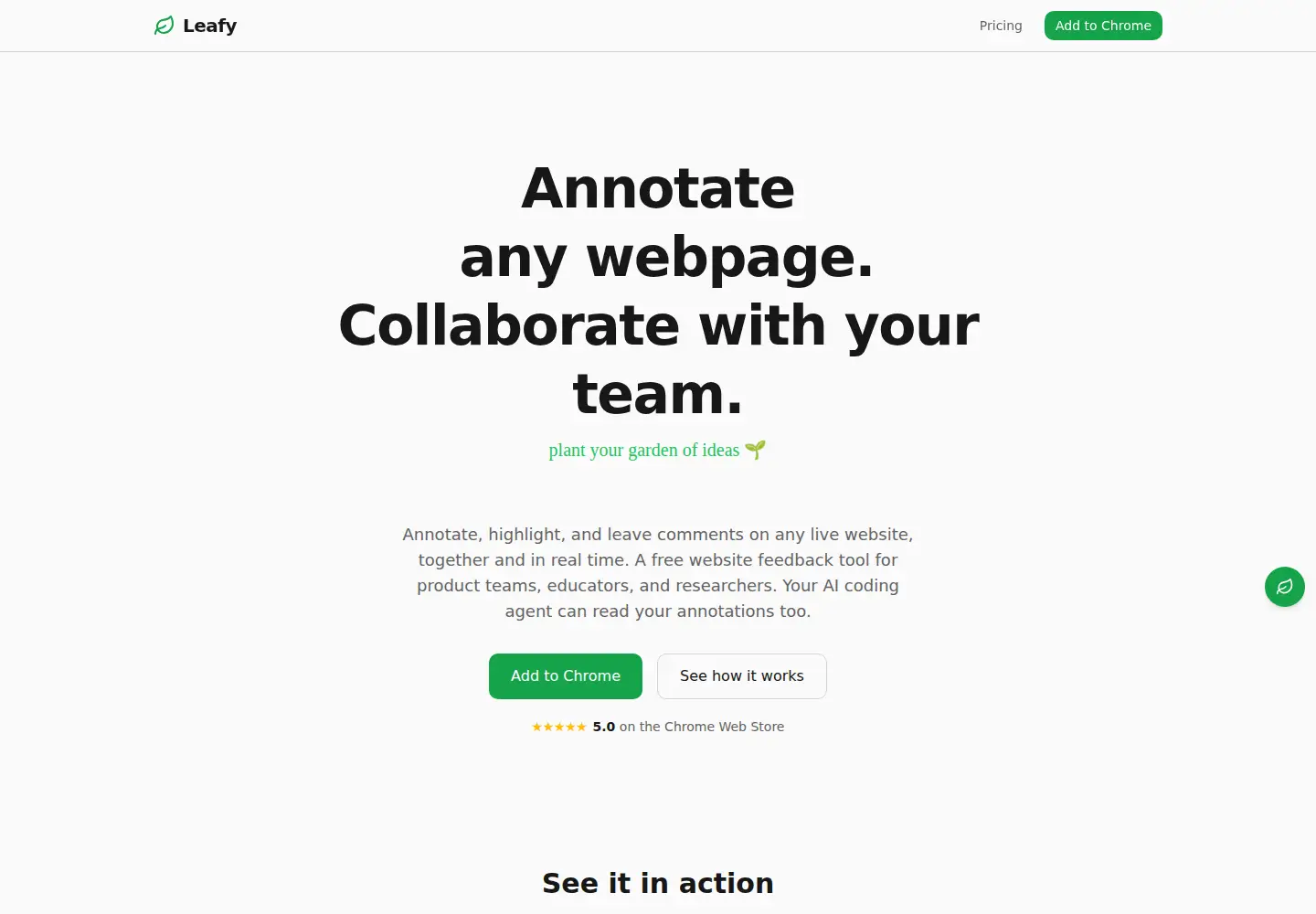 Screenshot of get-leafy.com