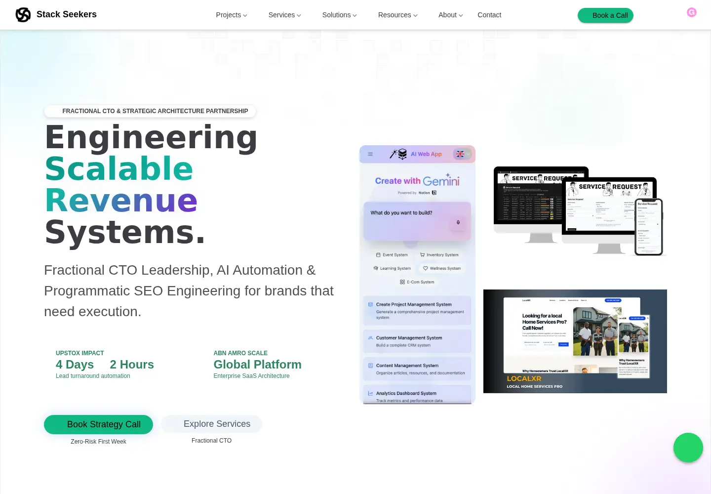 Screenshot of stackseekers.com