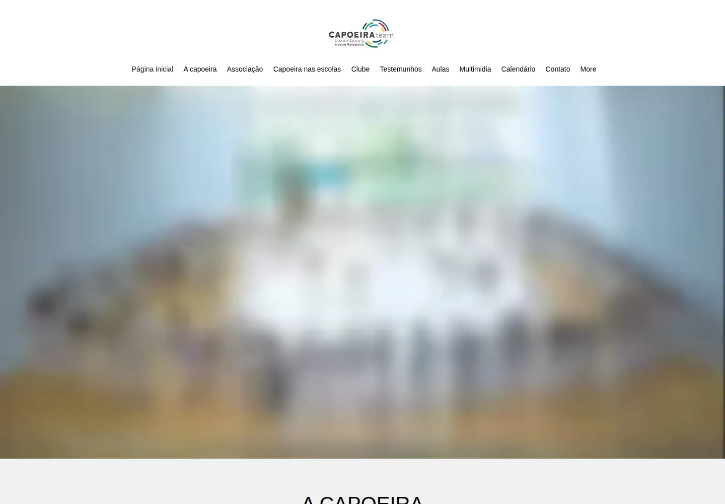 Screenshot of capoeirateam.lu