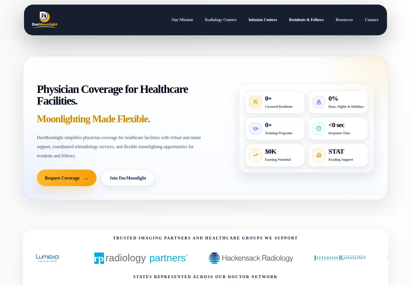 Screenshot of docmoonlight.com