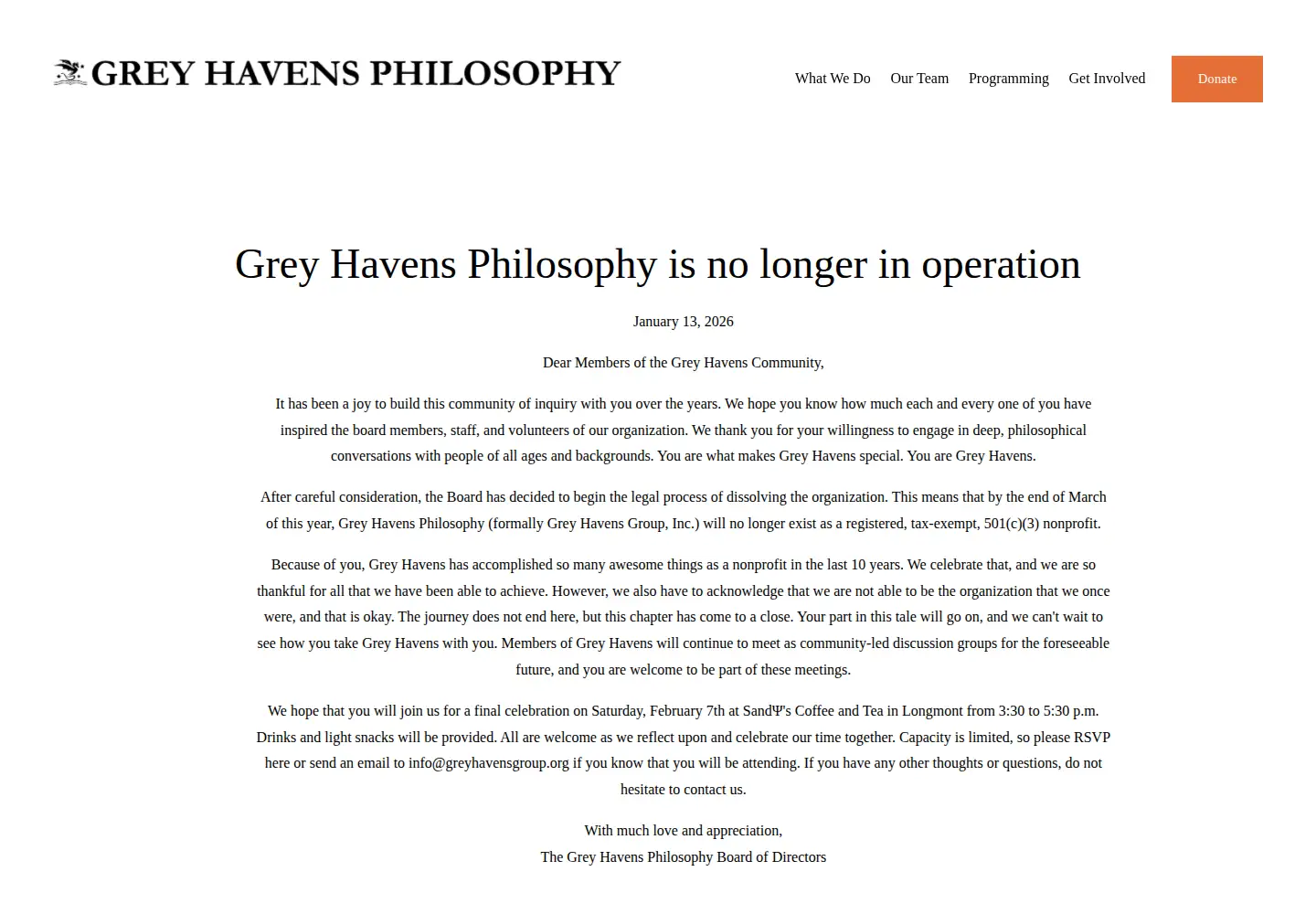 Screenshot of greyhavensgroup.org