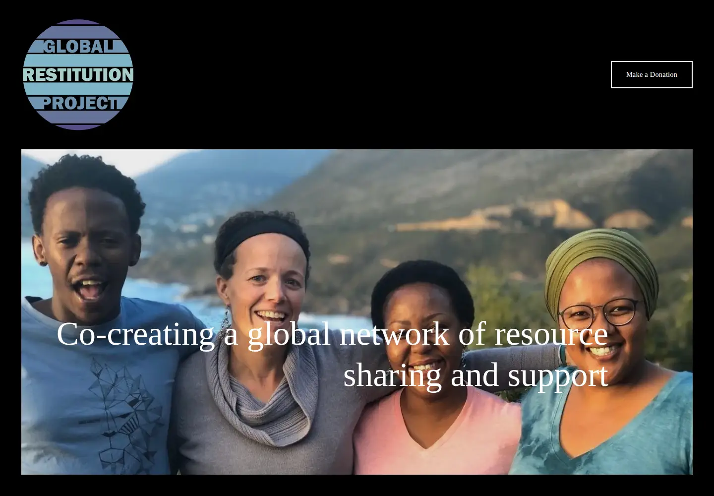 Screenshot of globalrestitutionproject.org