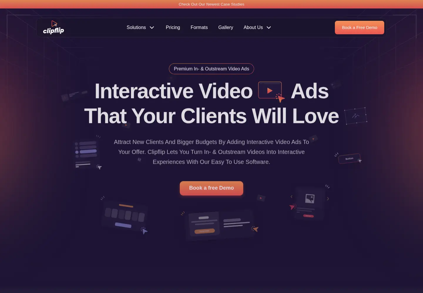 Screenshot of clipflip.video