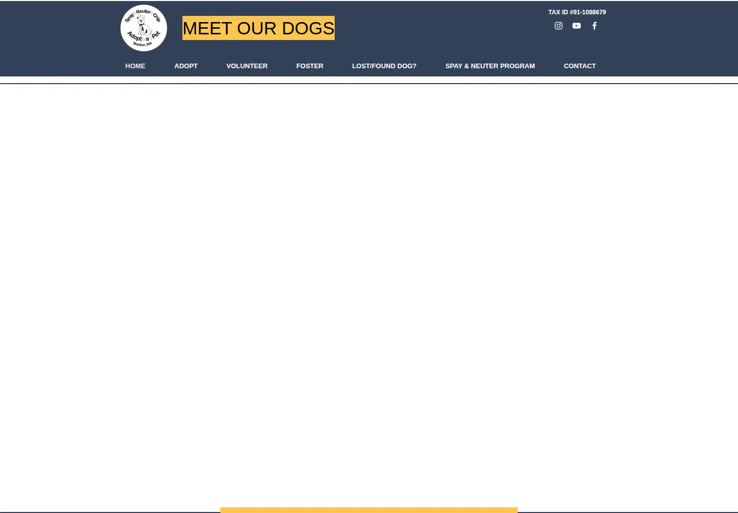 Screenshot of adoptapet-wa.org