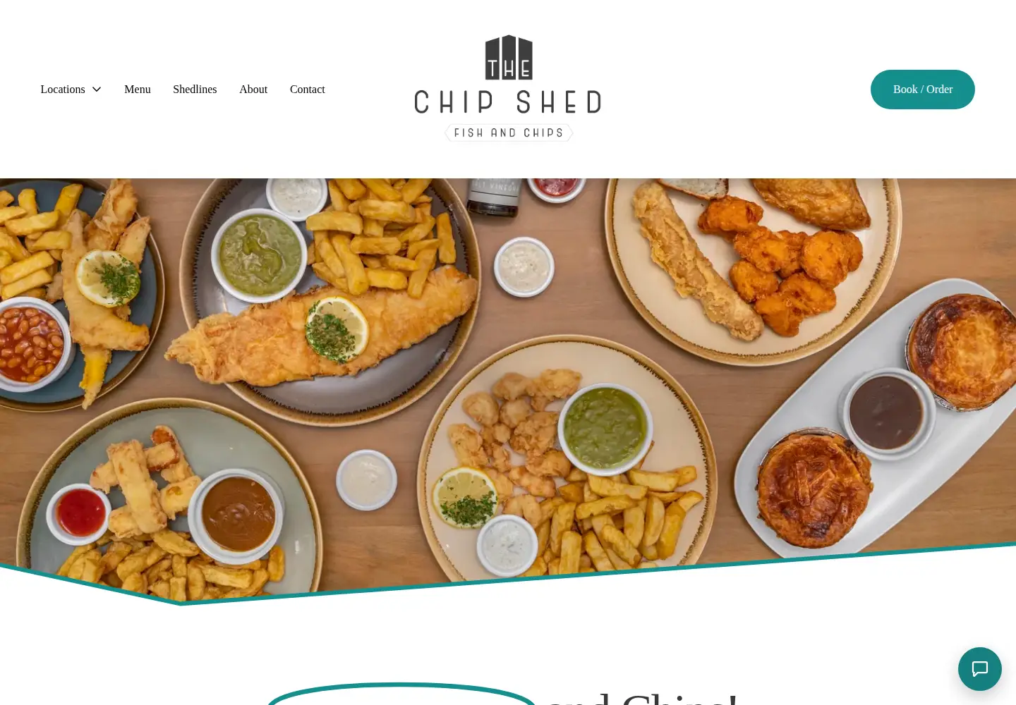 Captured homepage of chipshed.co.uk in the current scan