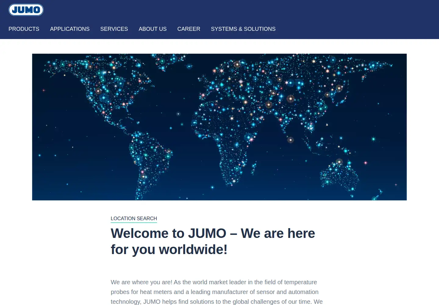Screenshot of jumo.group