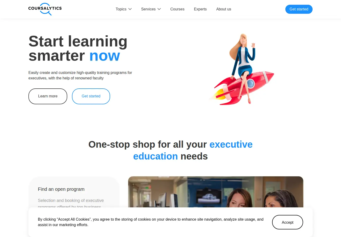 Screenshot of coursalytics.com