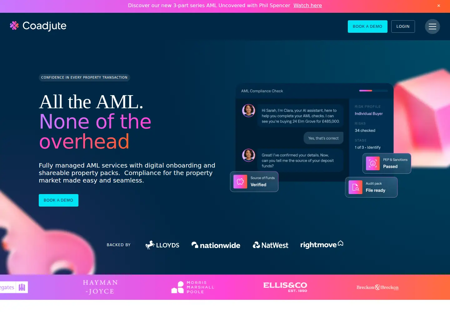 Screenshot of coadjute.com