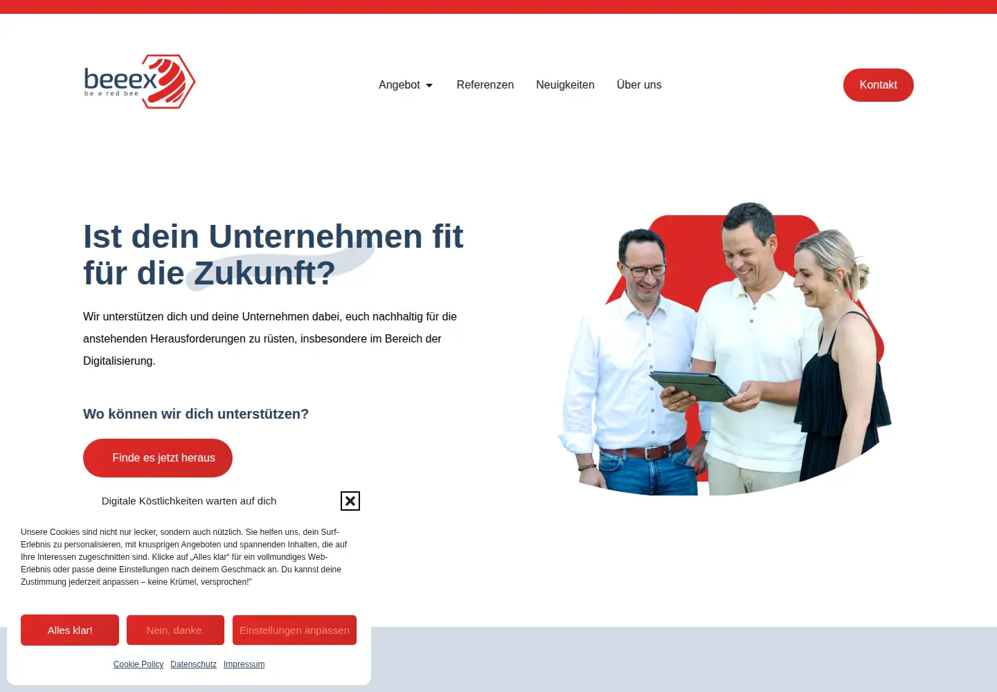 Screenshot of beeex.red