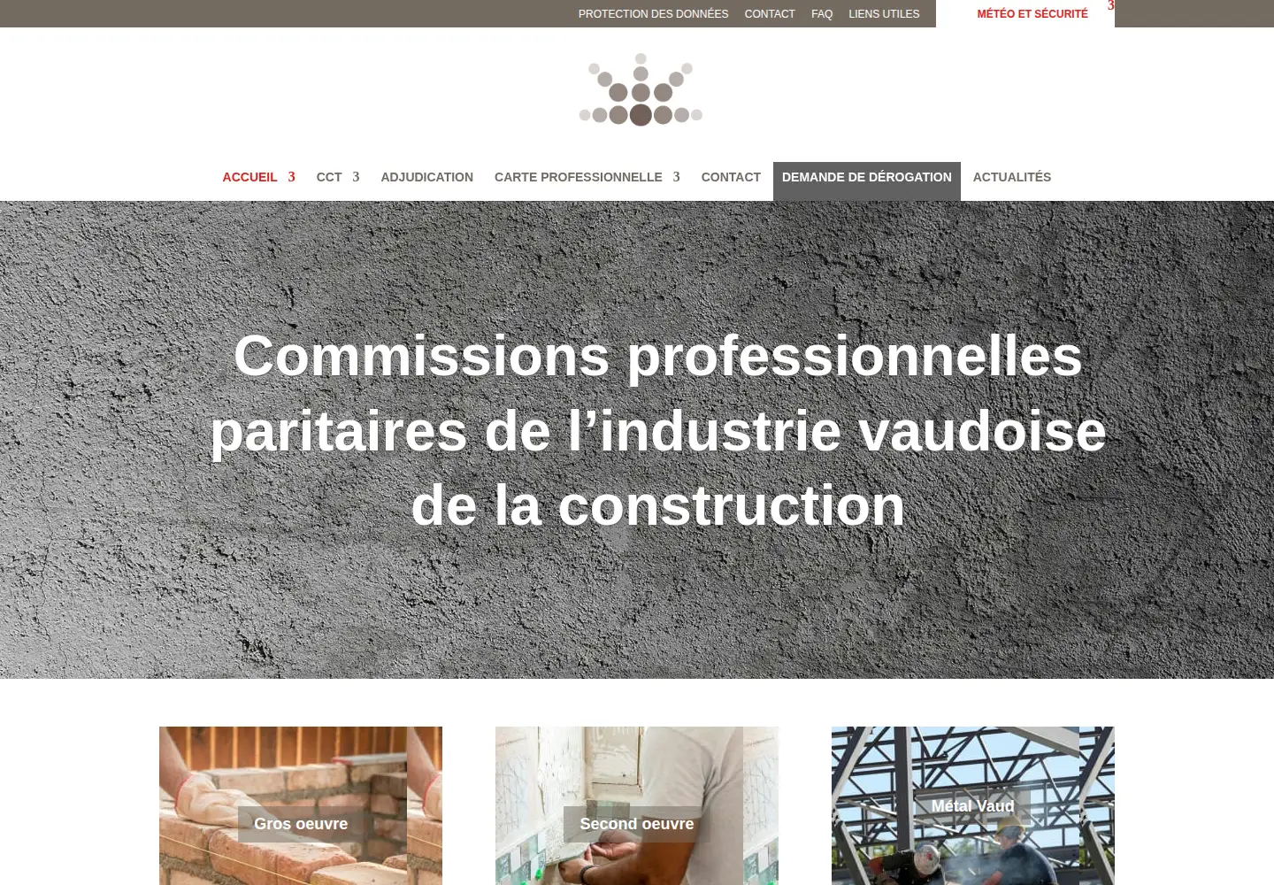 Captured homepage of cppvd.ch in the current scan