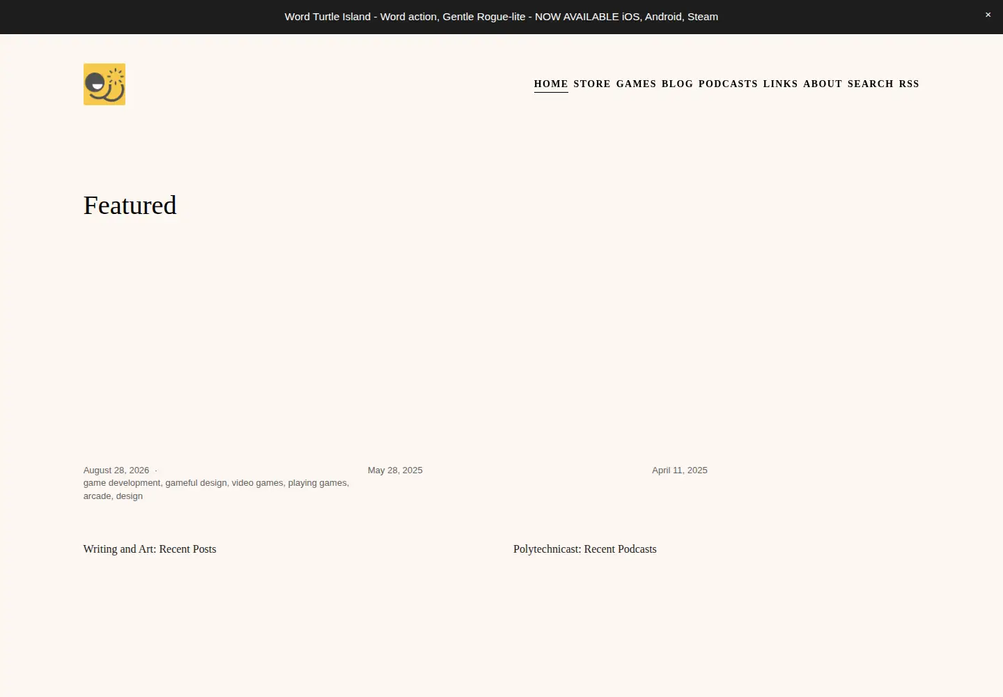 Captured homepage of interactive-storyteller.com in the current scan