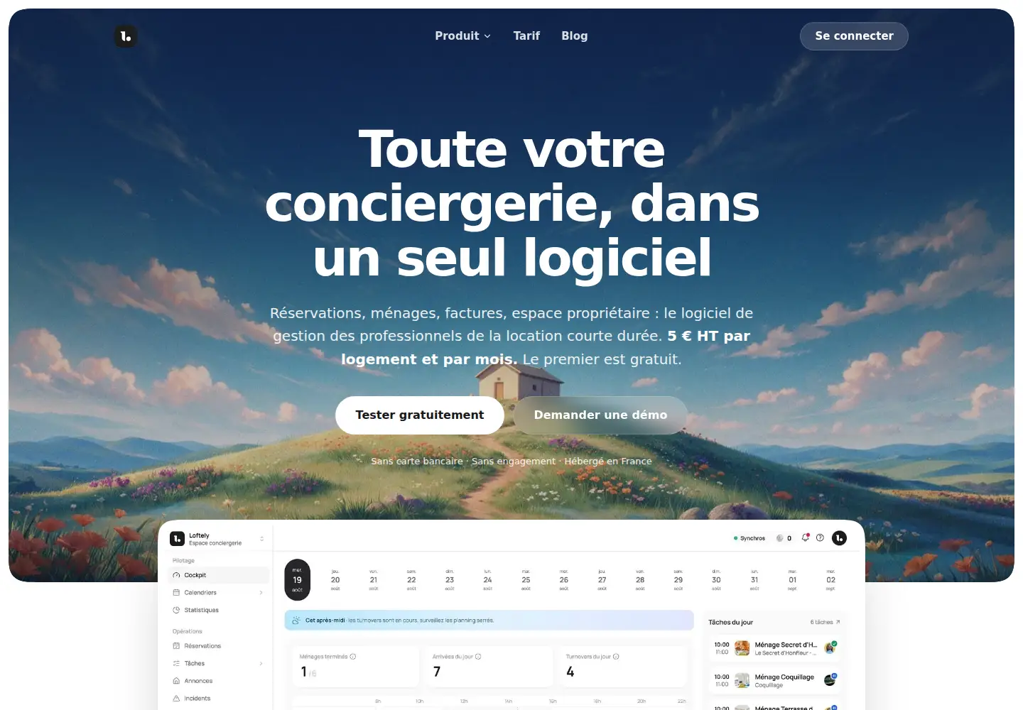 Screenshot of loftely.com