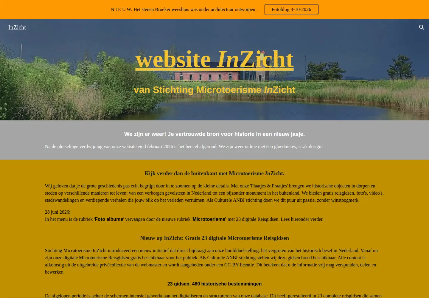 Screenshot of microtoerisme.nl