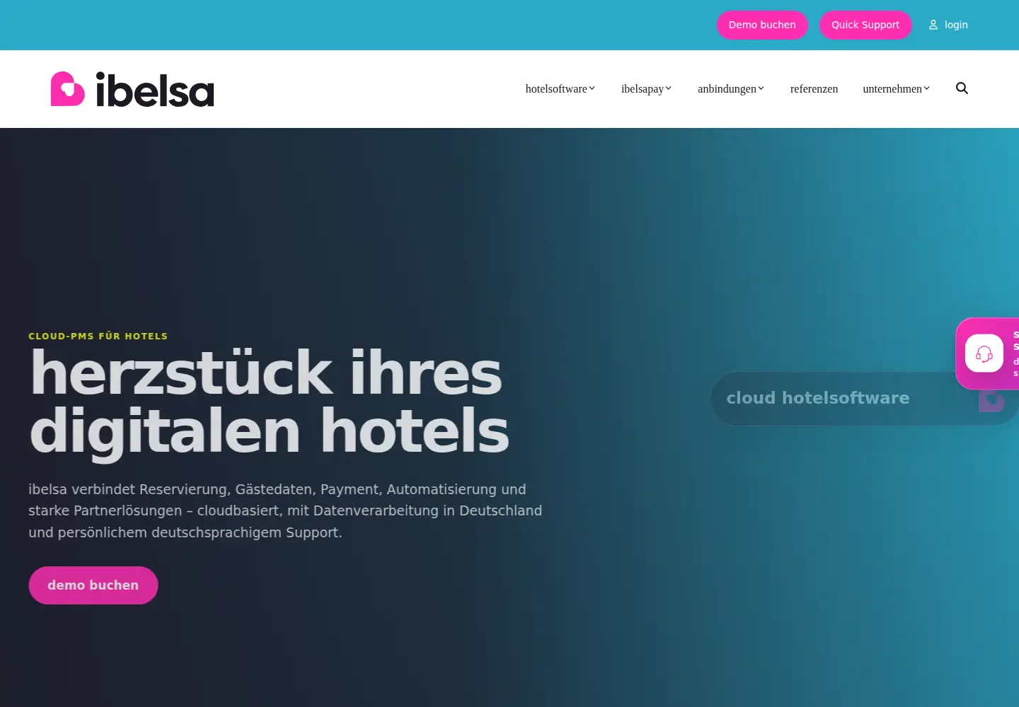 Captured homepage of ibelsa.com in the current scan