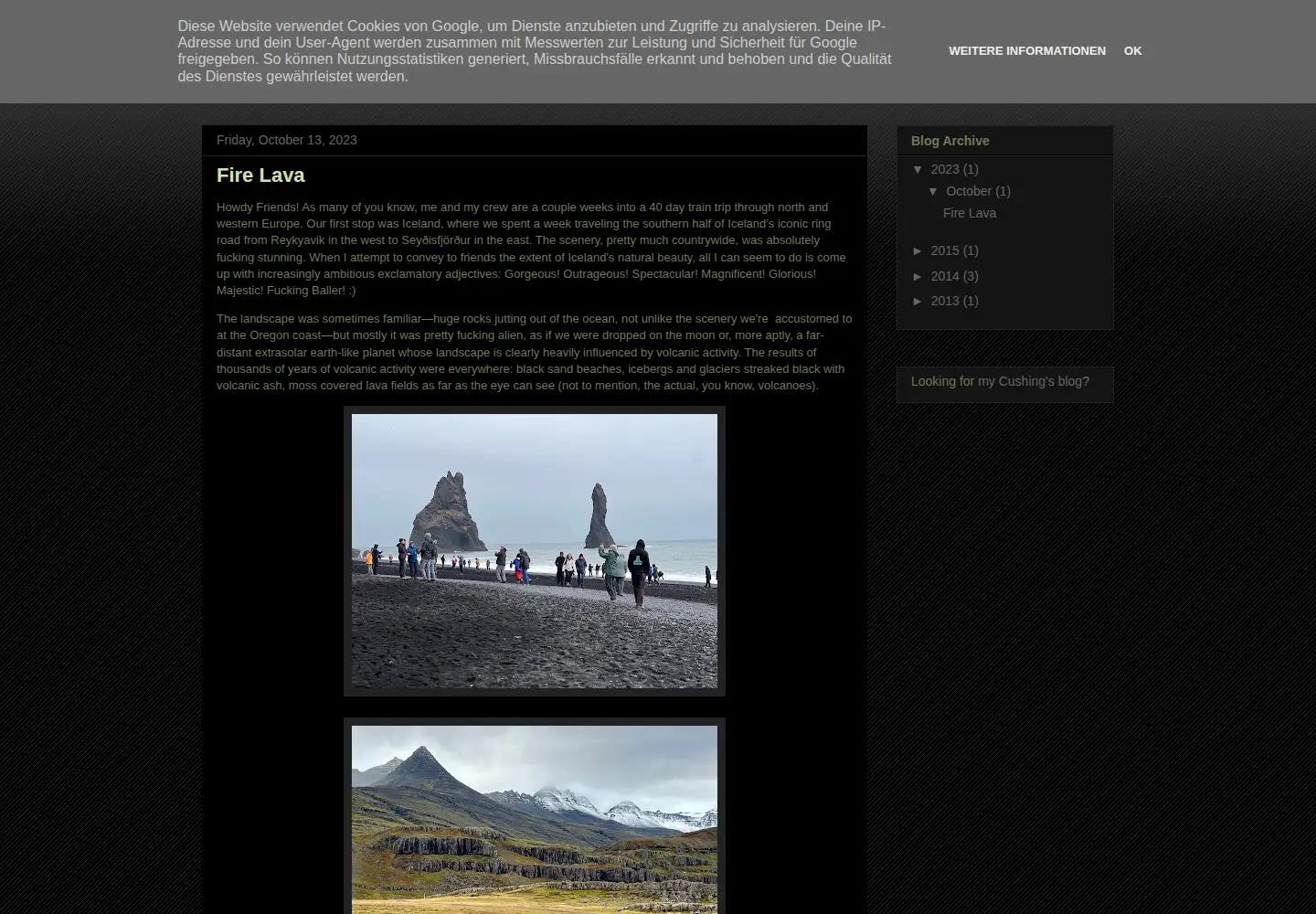 Captured homepage of sarah.org in the current scan