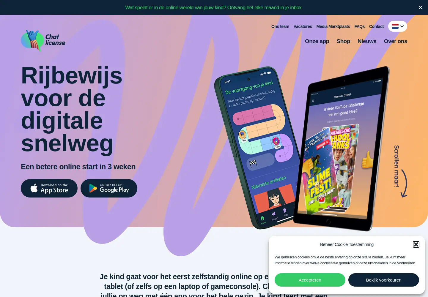 Screenshot of chatlicense.com