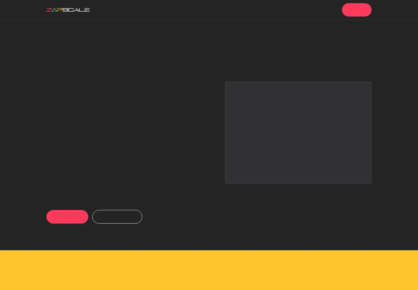 Screenshot of zapscale.com