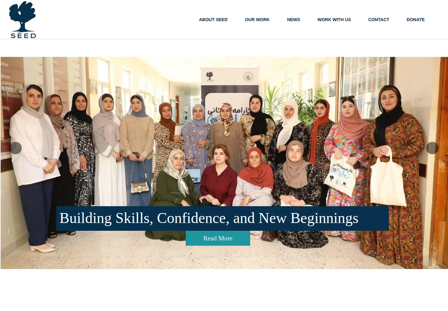 Screenshot of seedkurdistan.org
