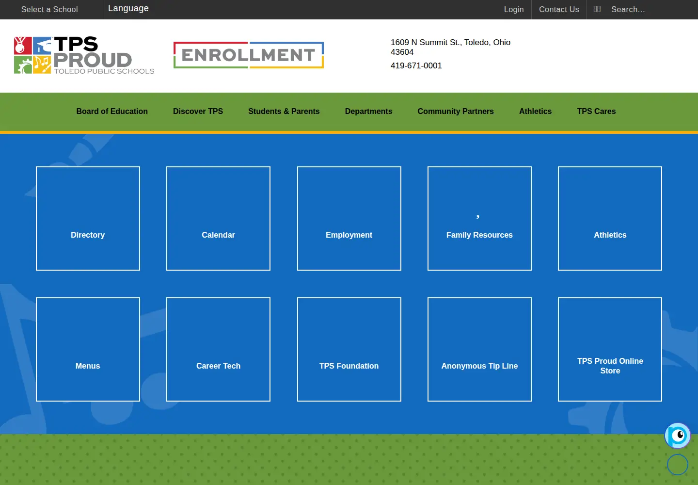 Screenshot of tps.org