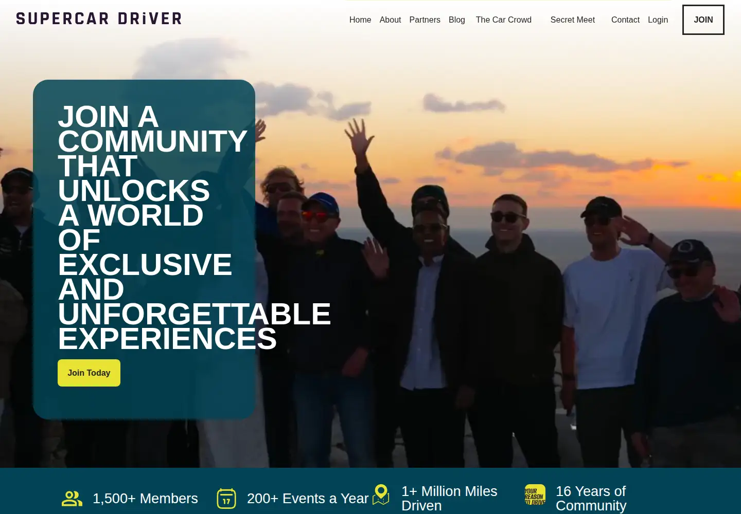 Screenshot of supercar-driver.com