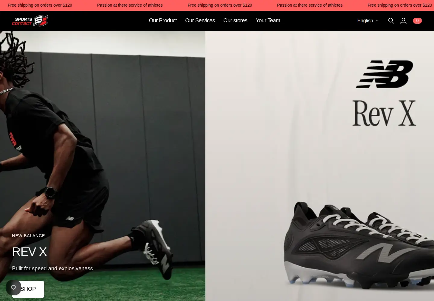 Screenshot of sportscontact.ca