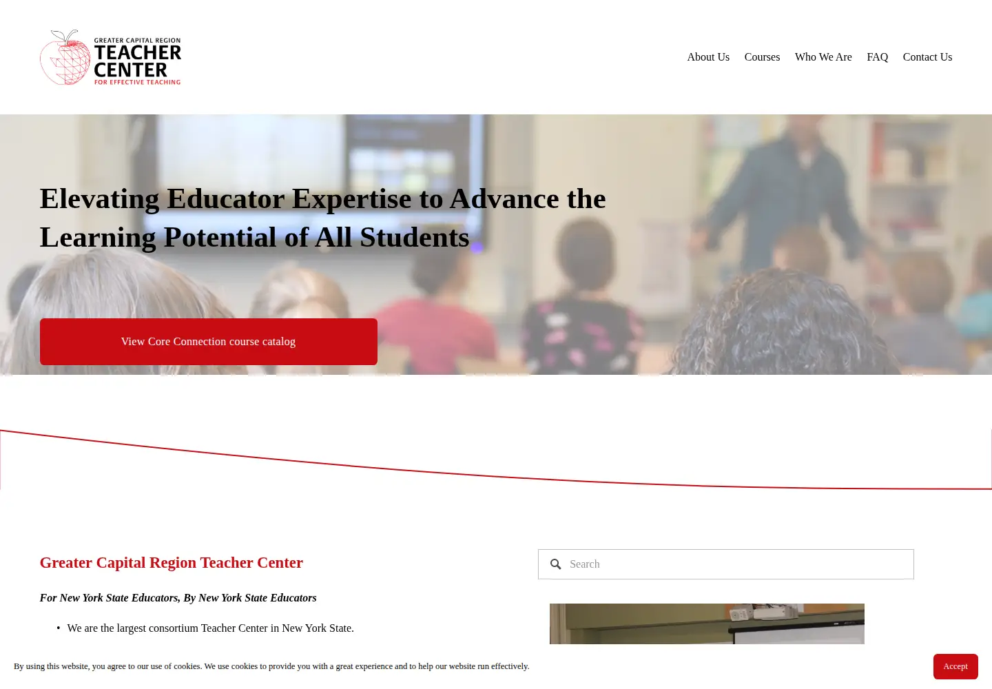 Screenshot of teachers-center.org