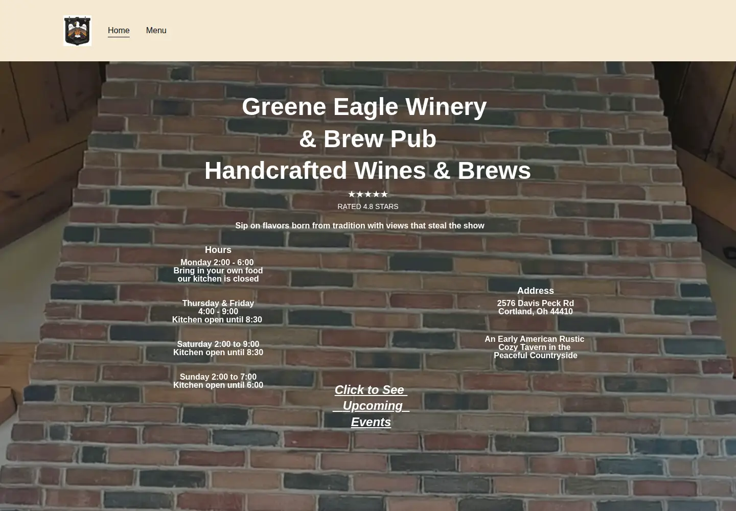 Screenshot of greeneeagle.com