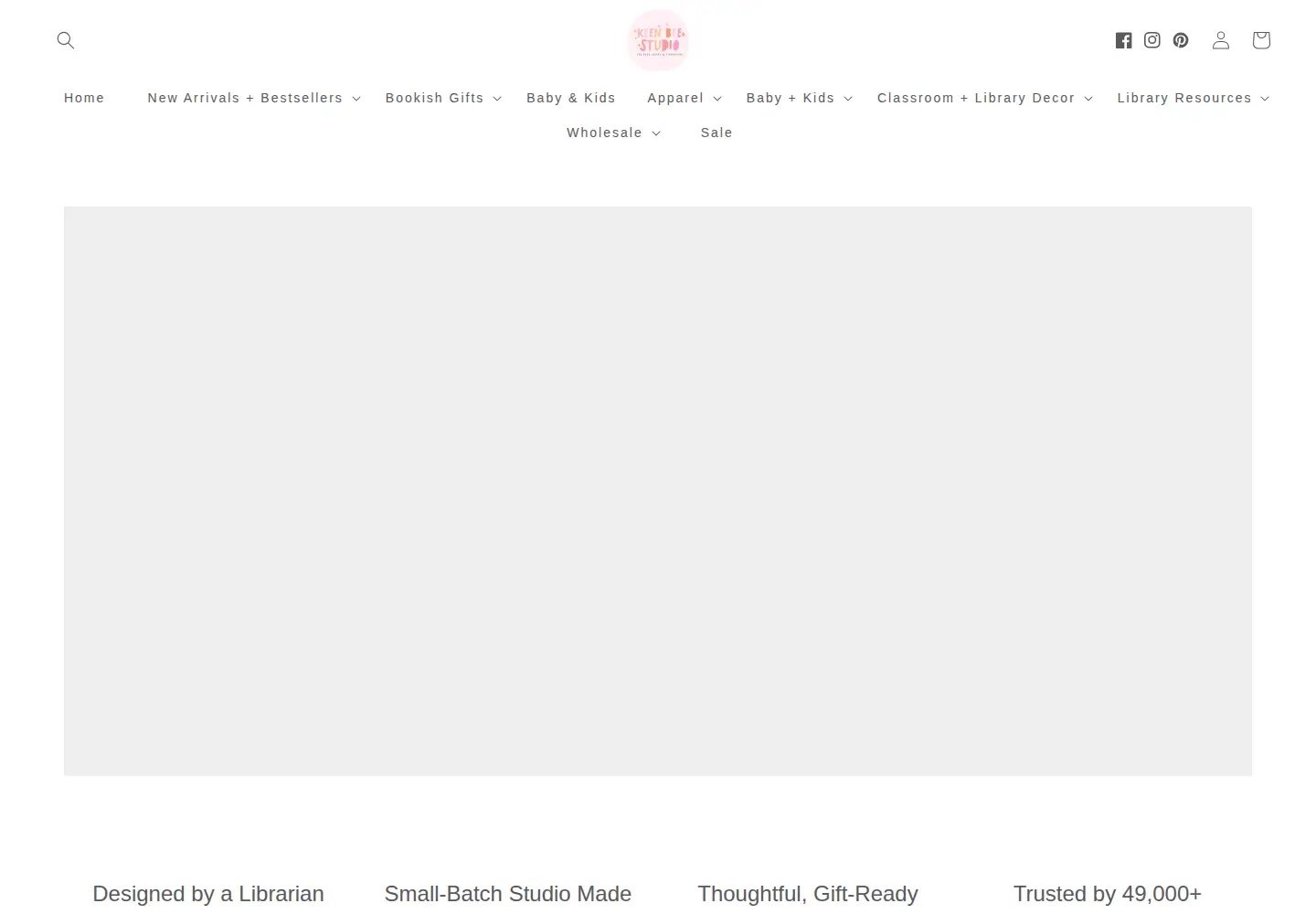 Screenshot of keenbeestudio.com