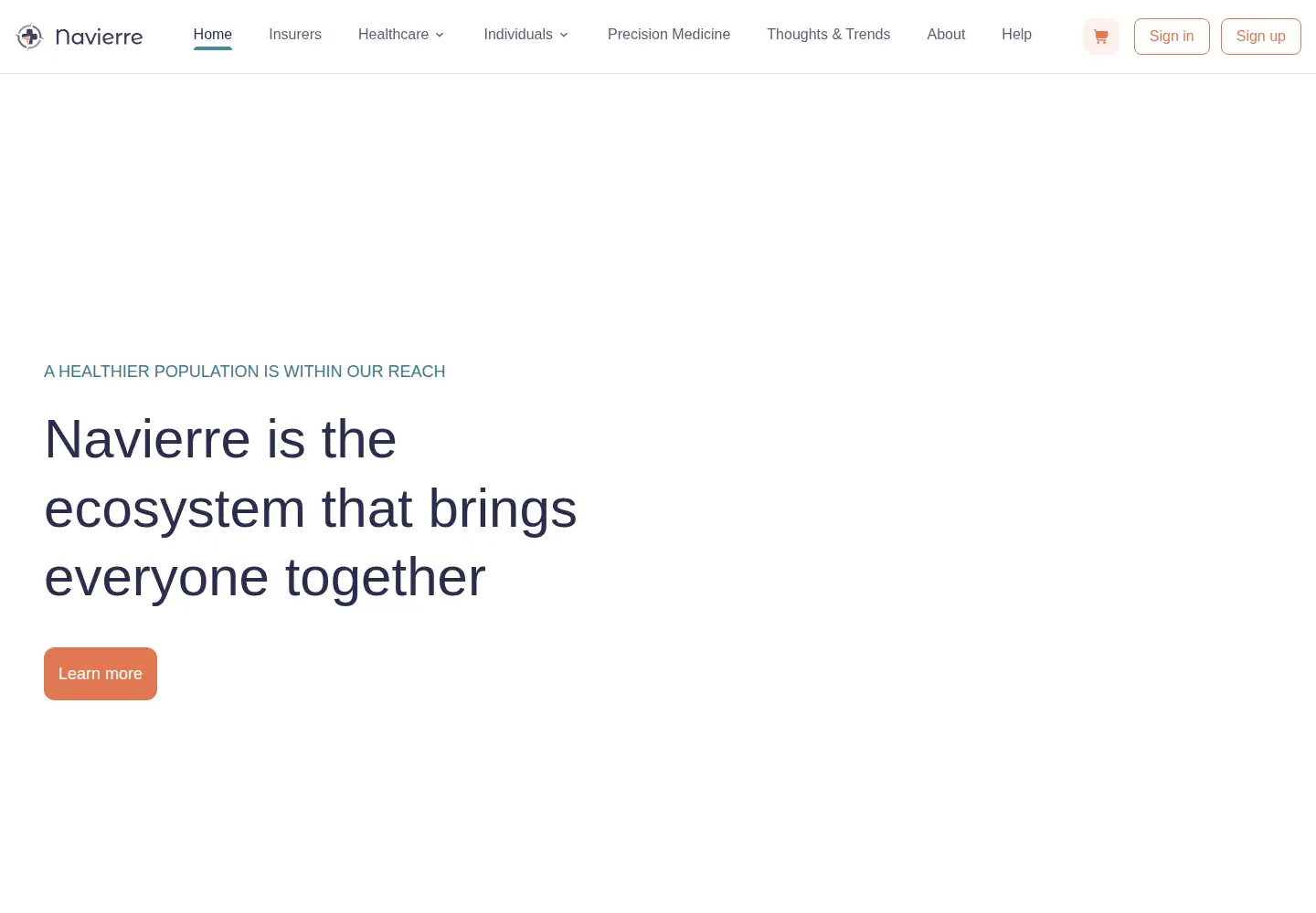 Screenshot of navierre.com