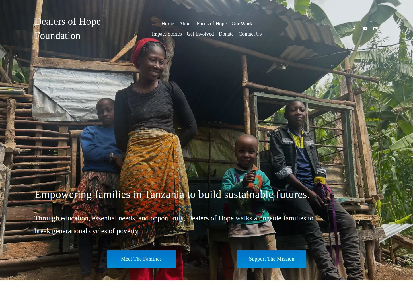 Screenshot of dealersofhope.org