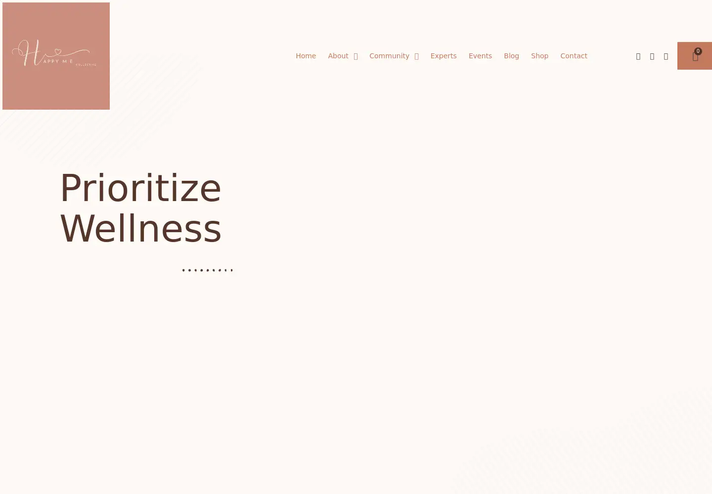 Captured homepage of happyme.yoga in the current scan