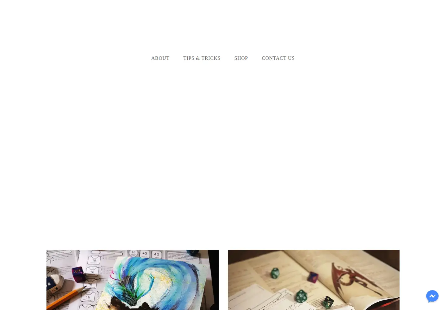 Screenshot of silverwingarmoury.com