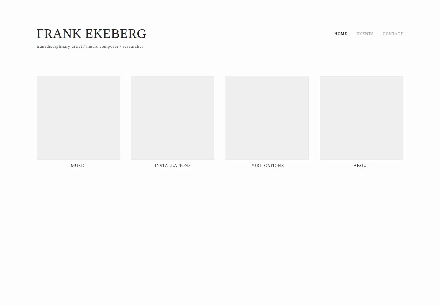 Captured homepage of frankekeberg.no in the current scan