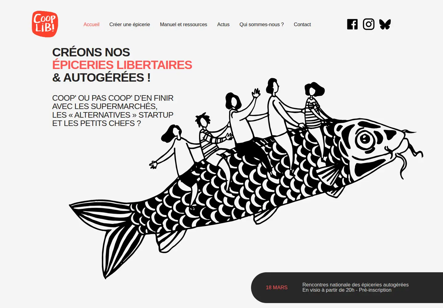 Captured homepage of cooplib.fr in the current scan