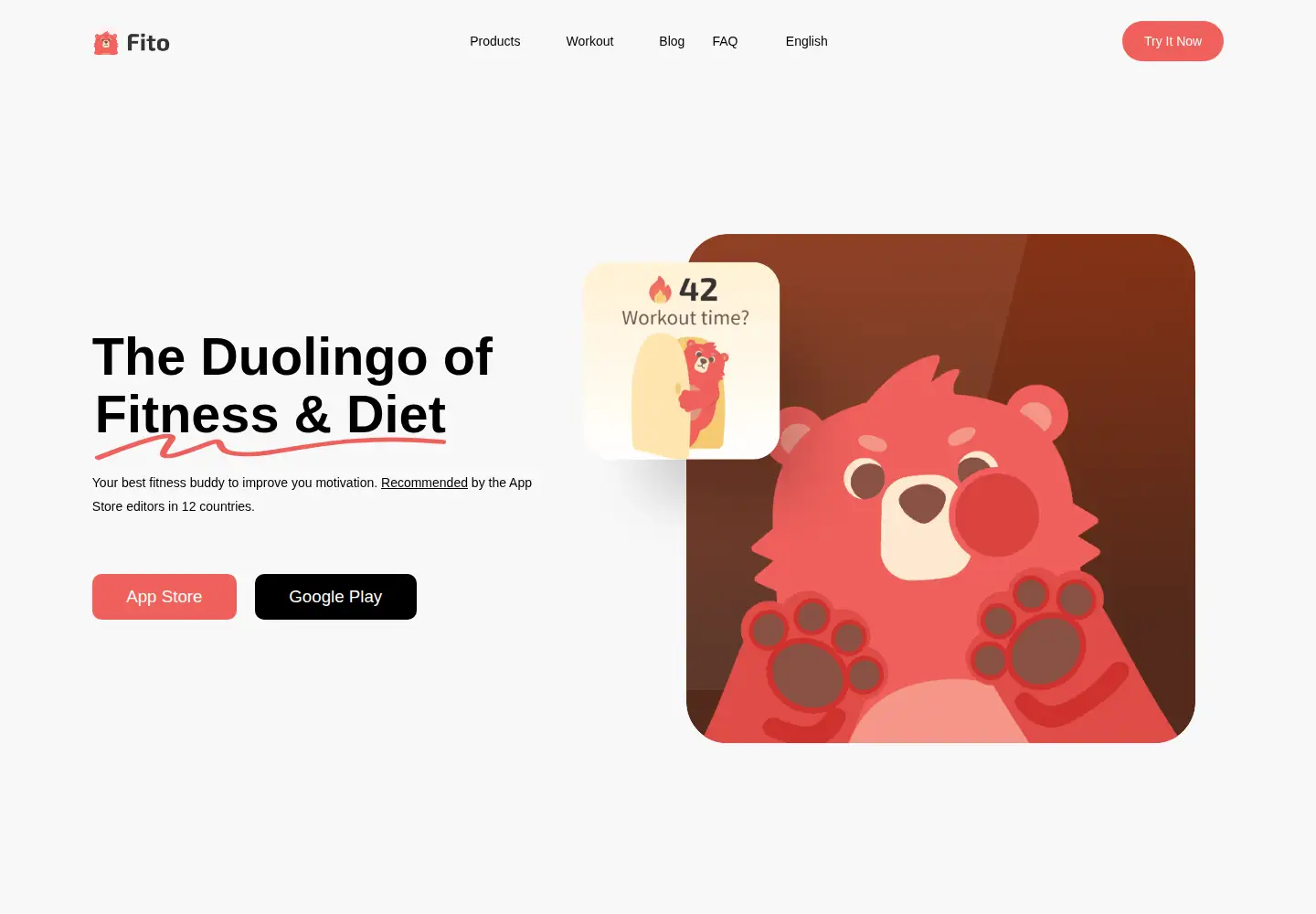 Screenshot of getfitoapp.com
