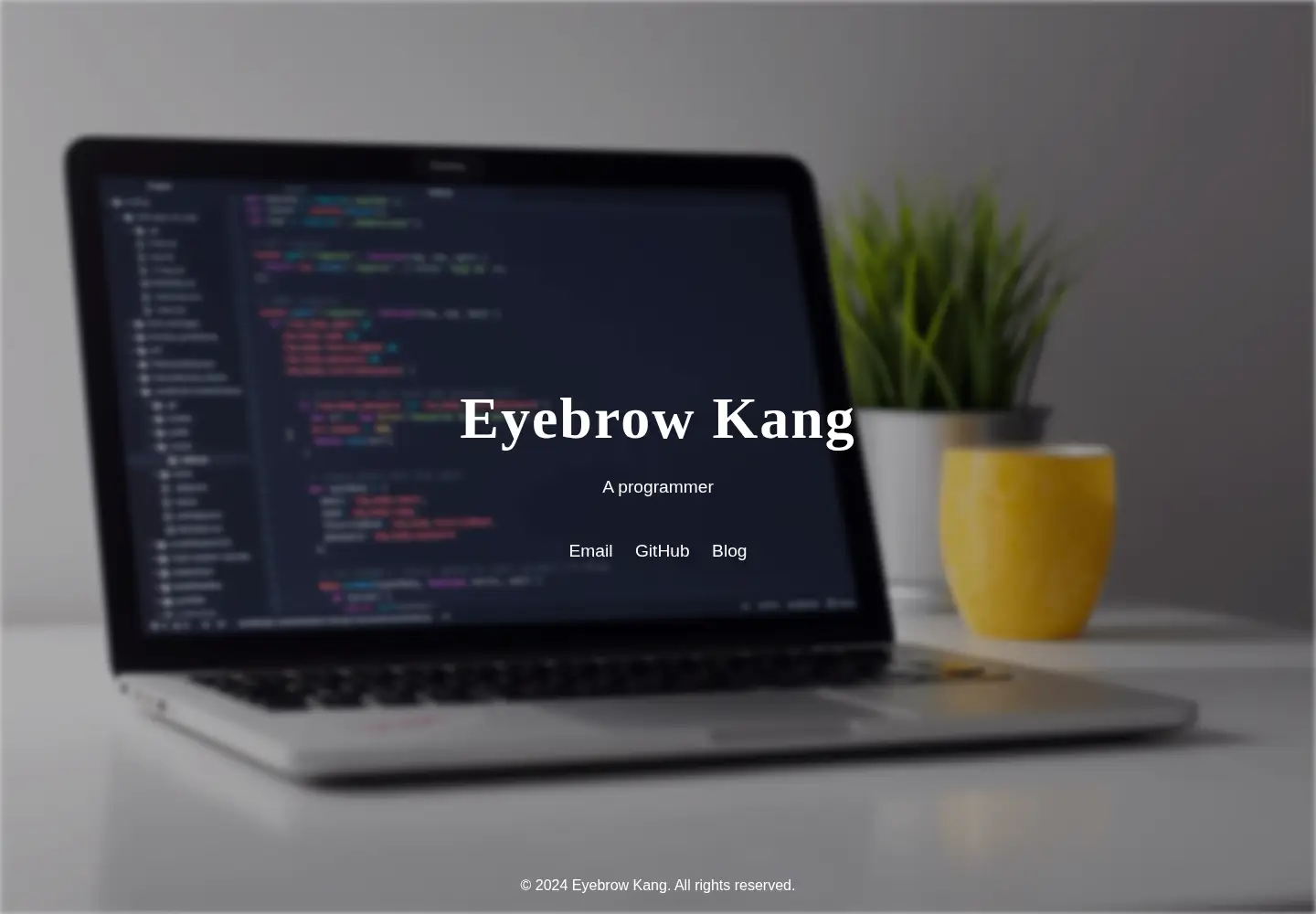 Screenshot of eyebrowkang.com