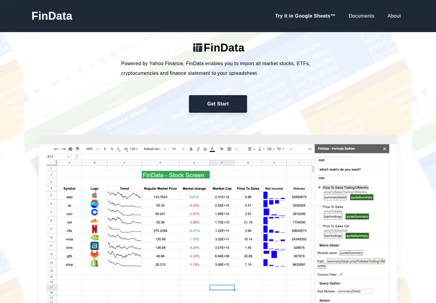 Captured homepage of findata-be.uk in the current scan