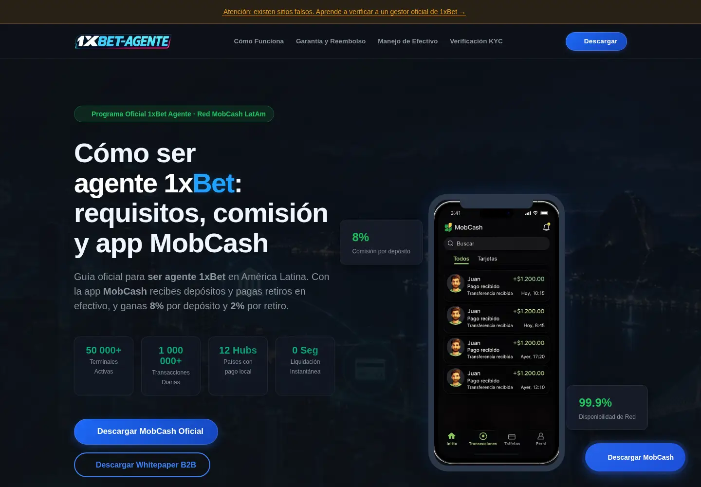 Screenshot of 1xbet-agente.com