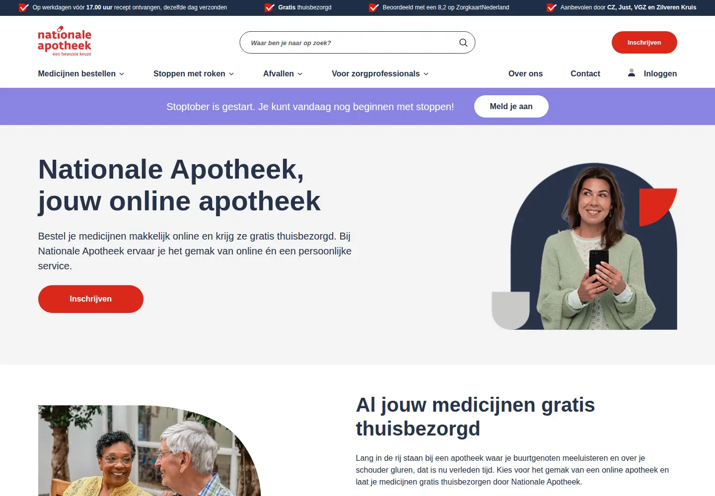 Screenshot of nationale-apotheek.nl