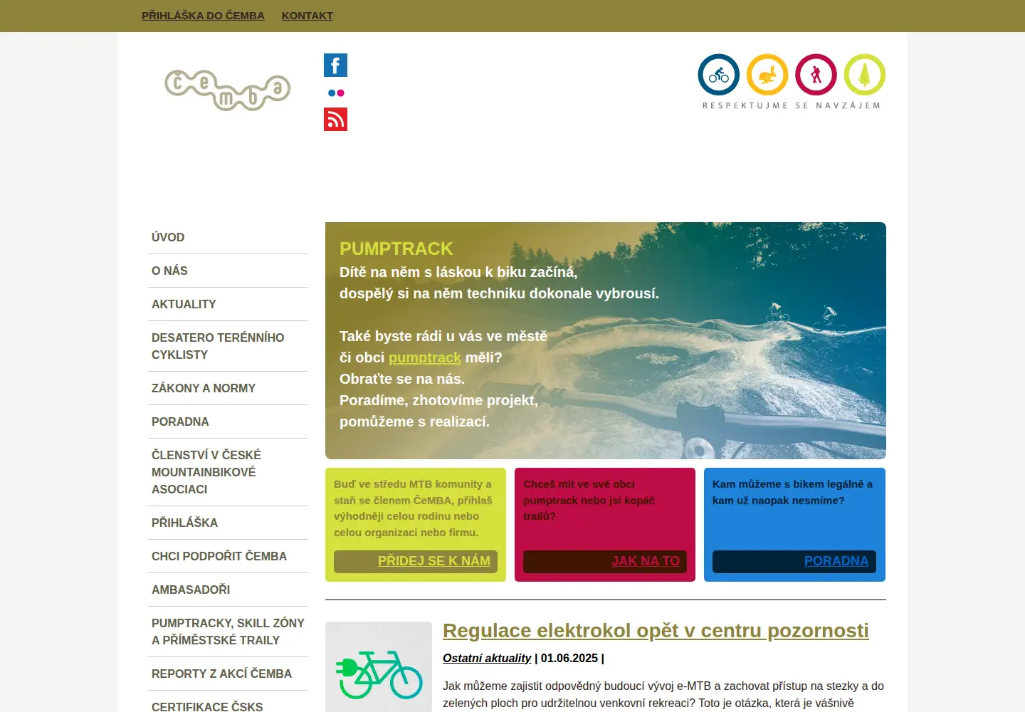 Captured homepage of cemba.eu in the current scan