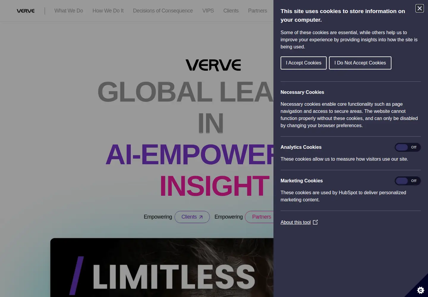 Screenshot of addverve.com