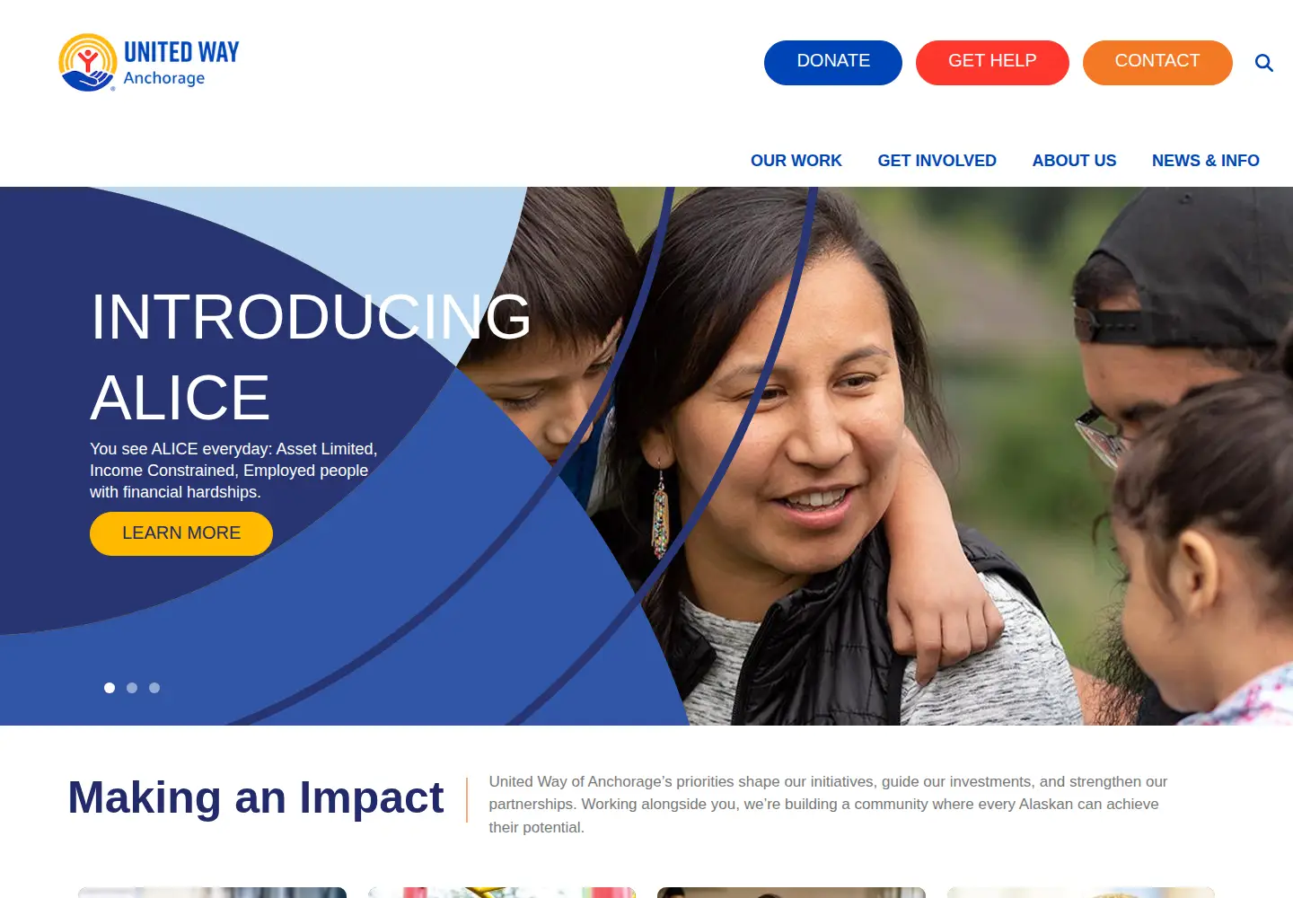 Screenshot of liveunitedanc.org