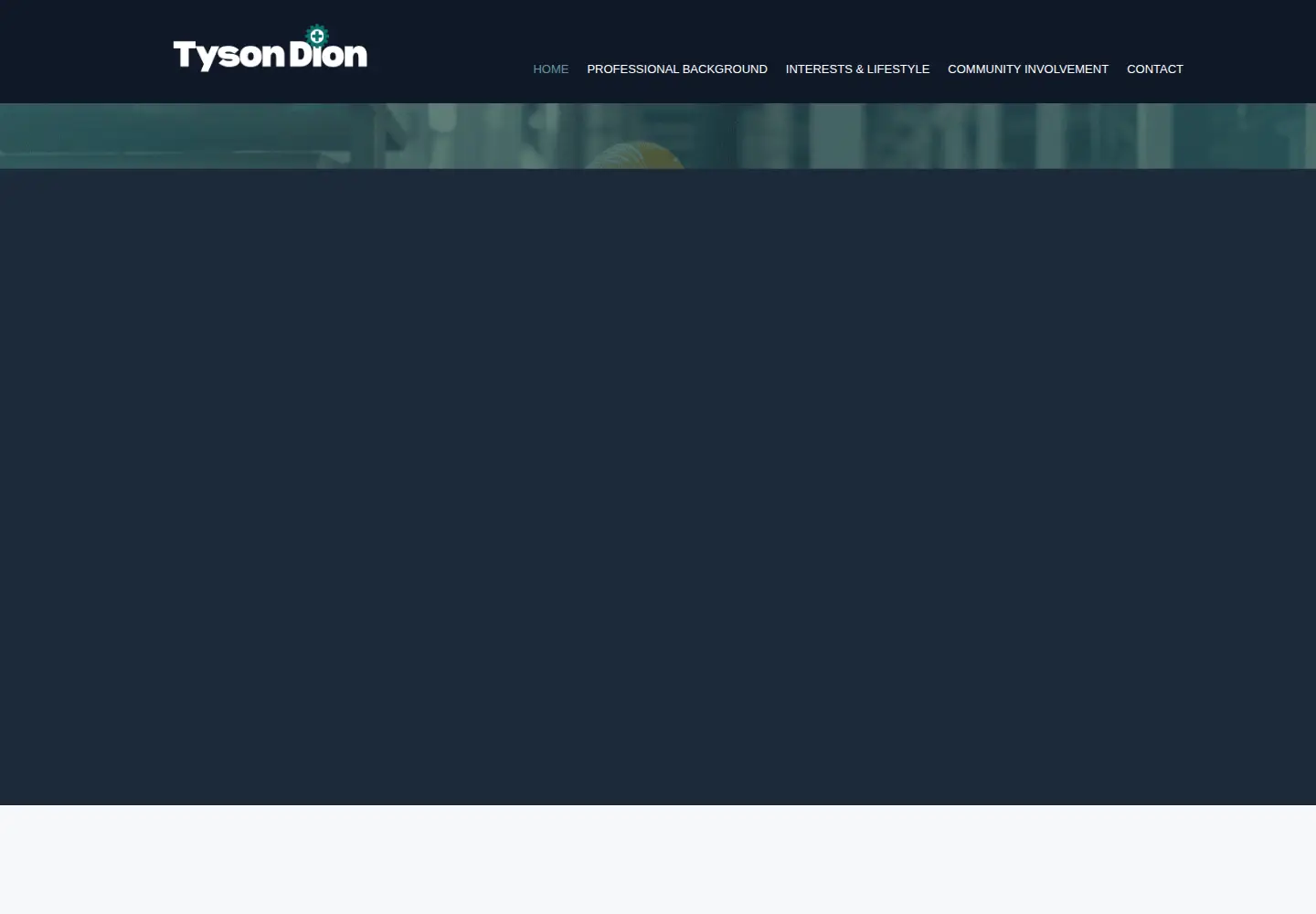 Screenshot of tysondion.com